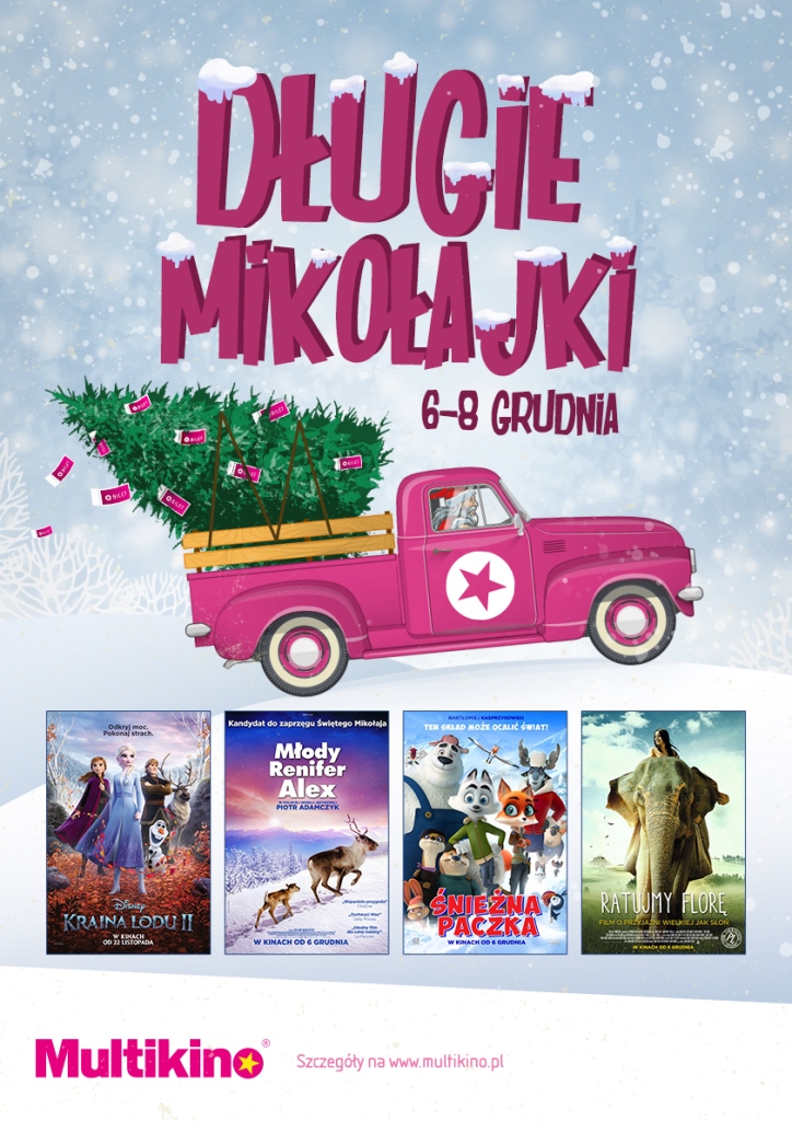 Od 6 do 8 grudnia Długie Mikołajki w Multikinie! 