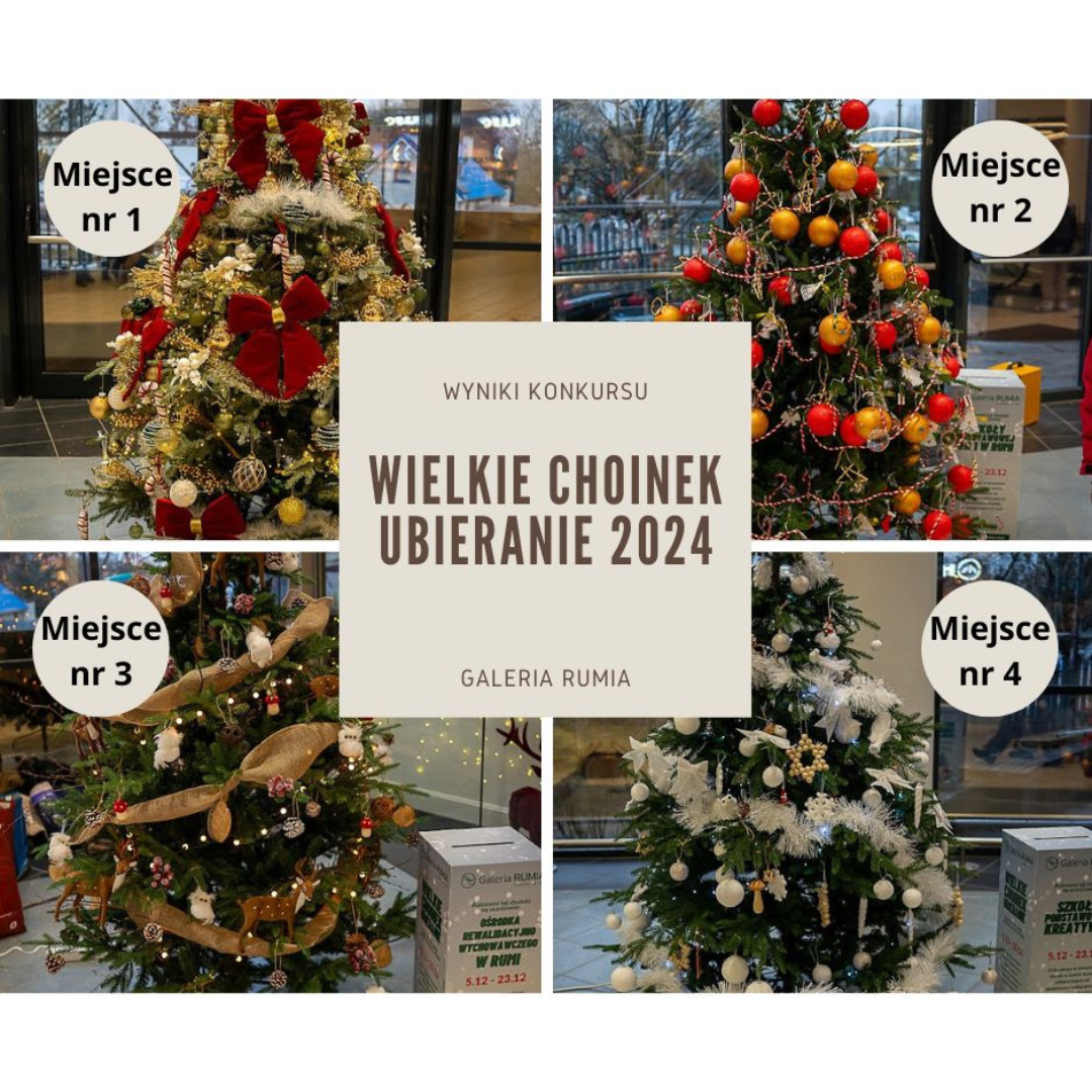 Wielkie Choinę Ubieranie 2024 – Wyniki! 