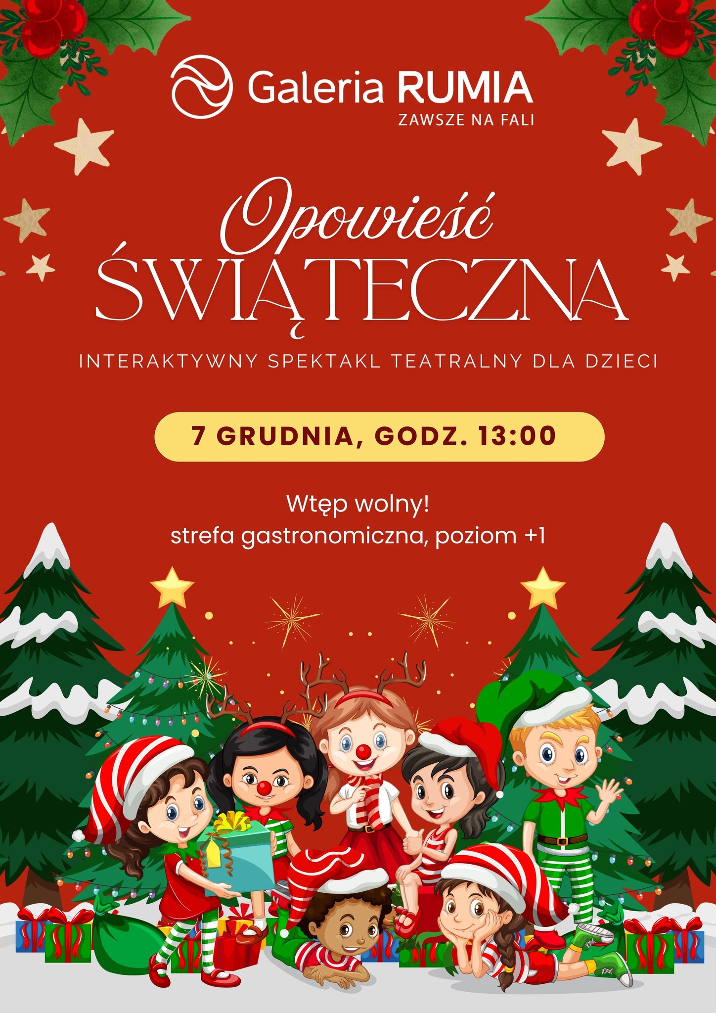 Interaktywny spektakl dla dzieci w Galerii Rumia!