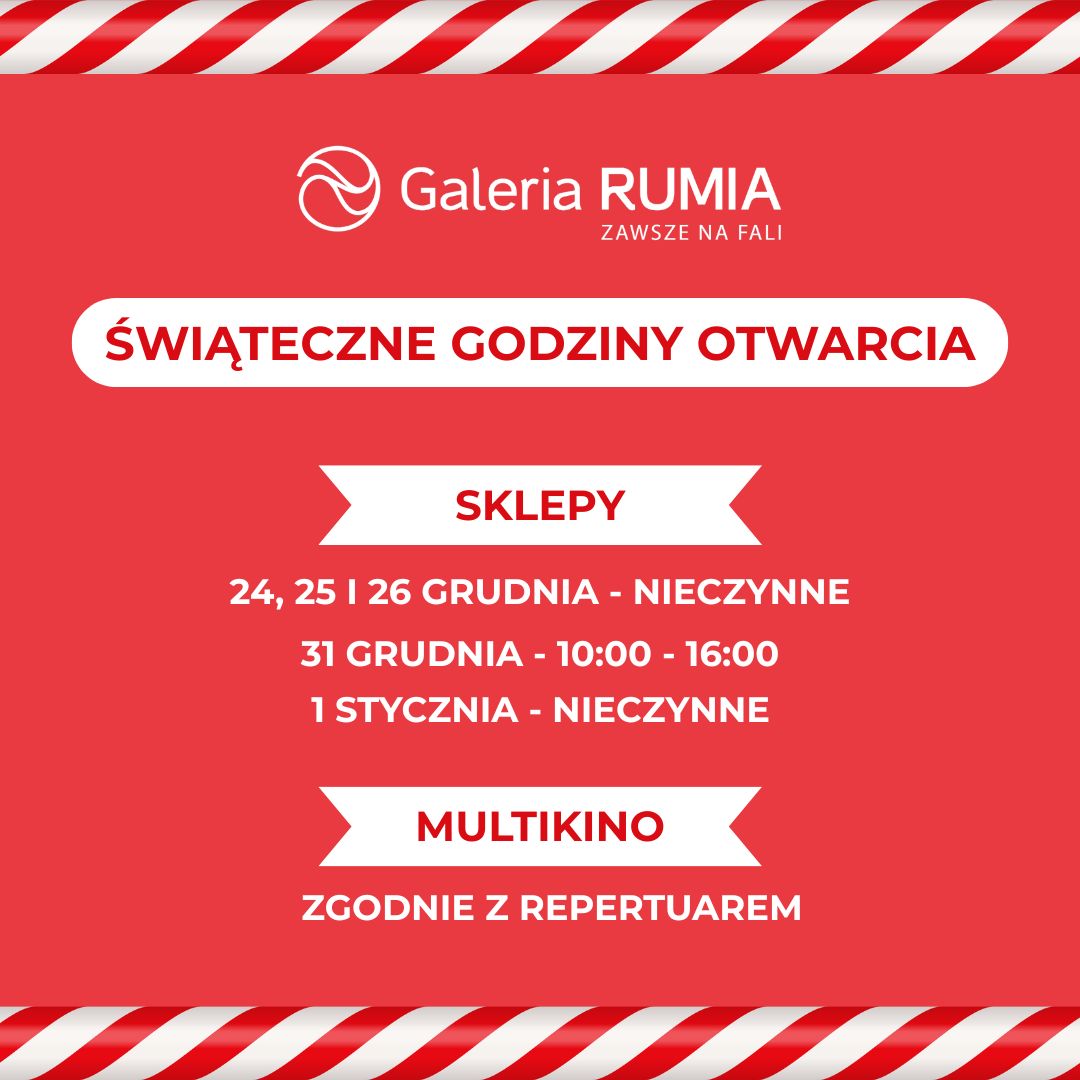 ŚWIĄTECZNE GODZINY OTWARCIA