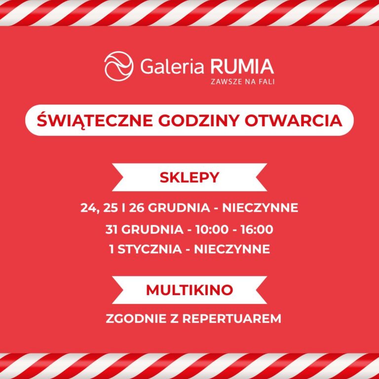 Świąteczne godziny otwarcia